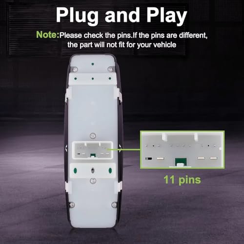 Interrupteur lève-vitre électrique 68184802AA avec commande de serrure intégrée - 5