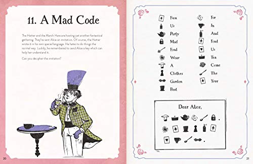 Alice's Puzzle Adventures in Wonderland: A Curious Collection of Puzzles to Solve