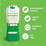 Lemi Shine Booster Natural Lemon Lave-vaisselle Détergent Additif Détachant de l'eau dure pour les vaisselles et les articles en verre 24oz - 2 Enlever les taches d'eau dure - Nettoyant d'acide citrique à usages multiples