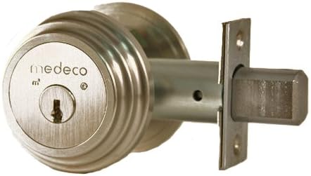 Medeco Maxum Residential Deadbolt - Captive Double Cylinder - Nickle Silver by Medeco Security Locks