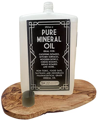 Mineral Oil/Chopping Board Oil - Food Safe - 100% Pure - Quality 250ml Sk22 Product
