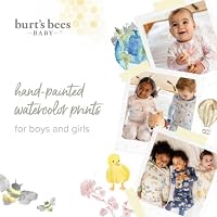Burt's Bees Baby Girls' Organic Cotton, Sleep and Play Footed Pajamas — image 8