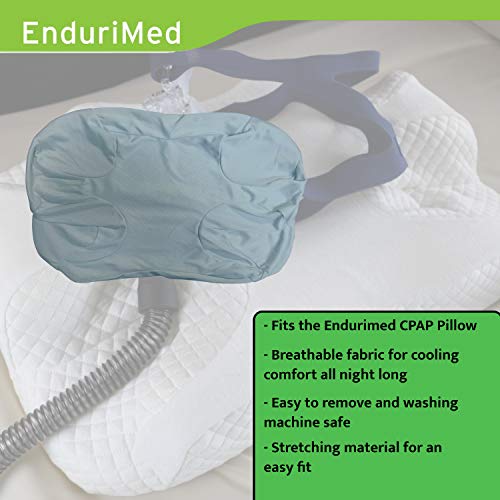 Pillow Case For Use With Endurimed Cpap Comfort Pillow - Cooling Fabric, Blue - Cooling Fabric, White - Breathable And Cooling For Comfortable Sleep #TOP3