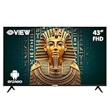 View 43 Inch Frameless Full HD Smart LED TV, Android 14, Dolby Audio, Wide Viewing Angles, 3D Deinterlace – L43VIEWA425