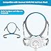 Anzorhal 1 Pack Replacement Headgear for AirFit F40 with Clips-M, Headgear Strap for Airfit F40-Adjustable Better Seal, Standard Medium Size