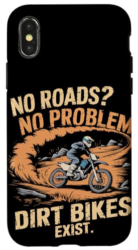 Pas de routes ? Pas de problème. Les motos tout-terrain existent Coque pour iPhone X/XS