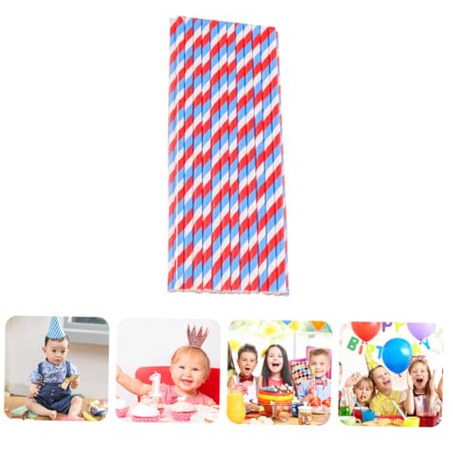Healeved 150 pcs pitillos de papel biodegradables multicolor miniatura 5