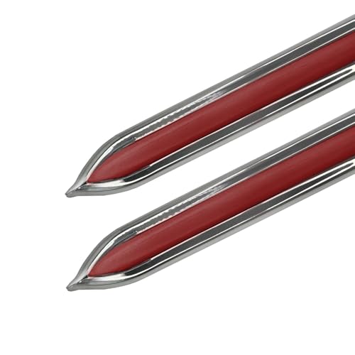 Vintage Style 5/8" x 26' FIRETHORN RED Body Side Trim Molding - Formed Pointed Ends Cowles Fine-Line (2 Strips of 13' with Finished Ends) 25-530-19