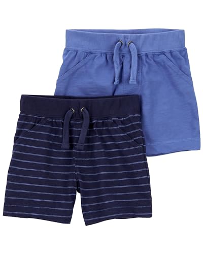 Pantalones de bebé niño Carter's azul de 3 meses ropa de algodón fresca corta
