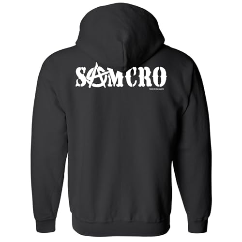 FX Sons of Anarchy SAMCRO Fleece Zip-Up Hooded Sweatshirt2