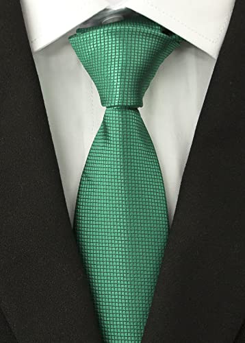 Adulove Men's Necktie Classic Silk Tie Woven Jacquard Neck Ties 6 PCS