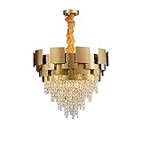 Lampenhaltertyp:E14;anzahl Der Lichtquellen:9/12 (Ohne Glühbirne);Farbe:Gold + Kristall;größe:9 Köpfe 58*50cm,12 Köpfe 78*60cm