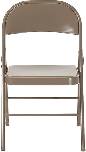 Miniatura 83 de Flash Furniture Paquete de 4 sillas plegables de metal gris con doble refuerzo de la serie HERCULES Gris,Beige,Negro -,Rojo -