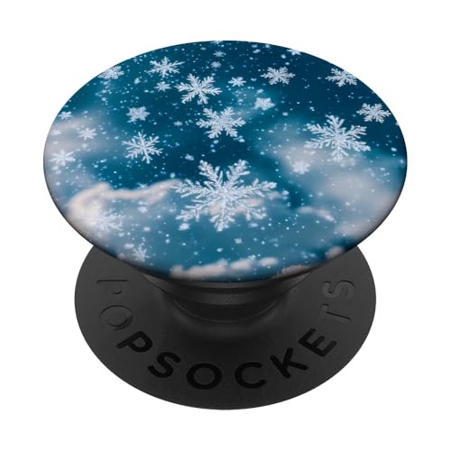 Charming Snowflake Art for Christmas and a Holiday Season PopSockets Adhesive PopGrip