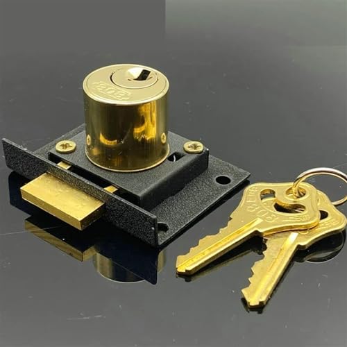 Serrure de tiroir 16mm en zamak argenté KeyDiffer MX08 G1 - 8