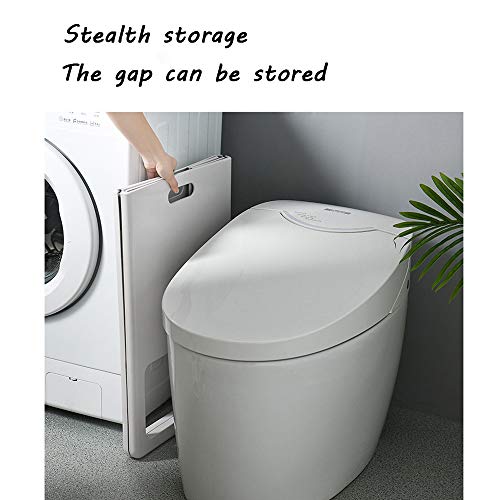 Laundry Basket Cesto per Biancheria Pieghevole, Struttura per riporre i Vestiti sporchi di Fascia Alta, Articoli Vari di plastica ad Alta capacità/Cestino per i Vestiti - Image 7