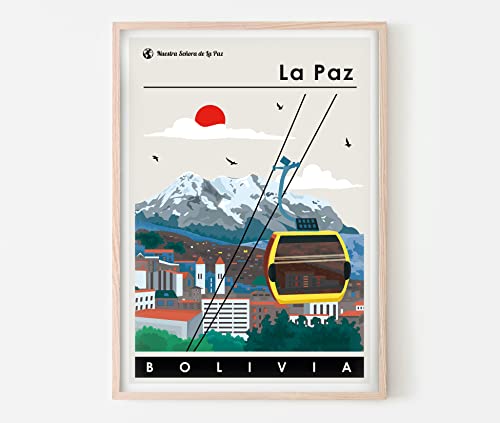 La Paz Print - Reiseposter Cover