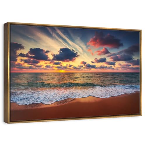 ElephantStock - Summer Sunset Sky Wall Art - Horizontal Floating