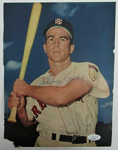 Johnny Pesky Autographed Magazine Photo Boston Red Sox JSA - Autographed MLB Magazines