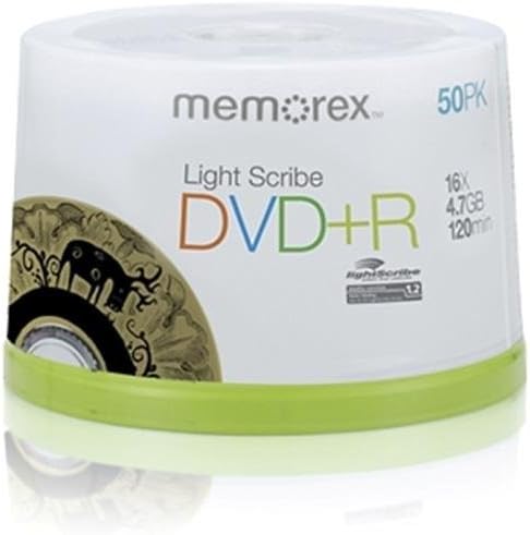 Removable Media - Dvd+r - 4.7 Gb - 120 Min - 1x - 16x (write Speed) - 50 Pack -