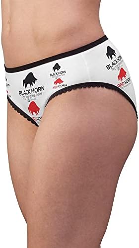 Horn Logo Design Panties, Horn Logo Design Underwear, Briefs, Cotton Briefs, Funny Underwear, Panties For Women