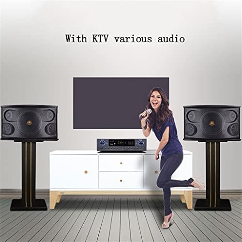 Soportes de Suelo para Altavoces PHSP en Madera Noble Rellenable 2