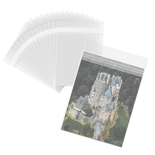 100 Pack 11x14 Inch Resealable Clear Plastic Sleeves for Photos, Art Prints