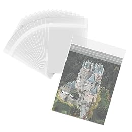 100 Pack 11x14 Inch Resealable Clear Plastic Sleeves for Photos, Art Prints