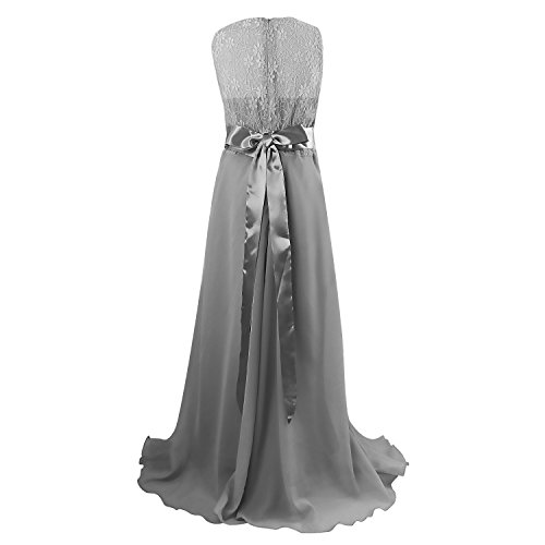 Floor Length Dress, Acecharming Big Girls Lace Chiffon Dress Wedding