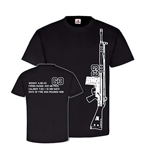 T-shirt G3 OTAN #26644 COD Assault Rifle Données Bundeswehr Noir taille XXXX-Large