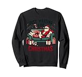 Photo Gallery camicia natalizia retrò vintage santa just waiting for xmas felpa Photo Gallery camicia natalizia retrò vintage santa just waiting for xmas felpa