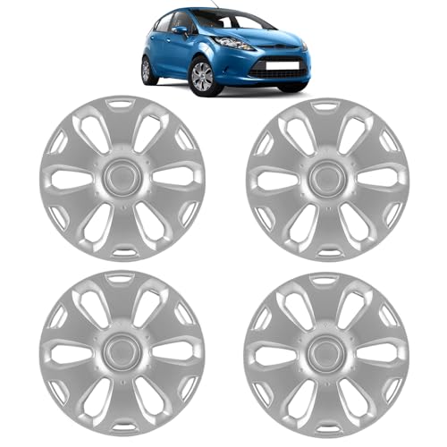 ROBUST 4 Pcs 14 Inch Wheel Trim Hub Cap Cover for Ford Fiesta Ka 1513034 1513034 8V21 1130 EA 8V211130EA 2008 Onwards