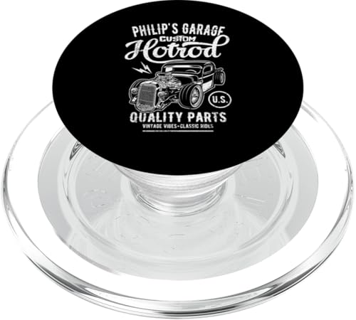 Philip's Hotrod Garage Oldtimer Philip Design PopSockets PopGrip für MagSafe