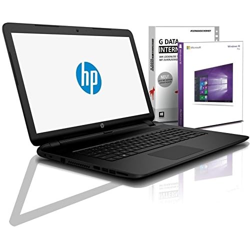 HP 255 G7 (15,6 Zoll Full-HD) Notebook (Intel Core i3-7020U, 8GB DDR4, 256 GB SSD M2, DVD±R/RW, Intel HD Grafik mit HDMI, Bluetooth, WLAN, USB 3.0, Windows 10 Prof, MS Office 2010) Schwarz, #6403