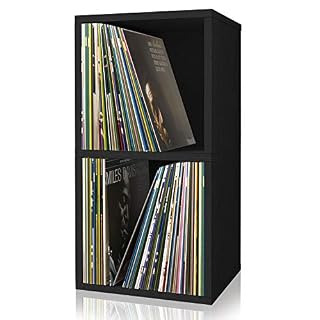 Way Basics bibliothèque éco rangement pour disques vinyles - Les Beatles, Paul McCartney, John Lennon, RIngo Starr, George Harrison