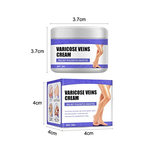 Crema Schiarente Per Le Vene, Crema Per Le Vene Varicose A Ragno Per Le Gambe, Migliora L'aspetto Delle Gambe E La Circolazione Sanguigna, Unguento Alle Erbe Per Le Vene - 2