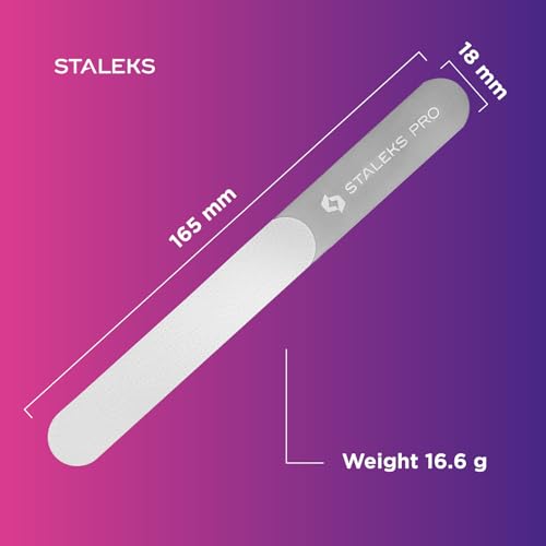 Lima de uñas láser STALEKS PRO de 165 mm para evitar la delaminación 7