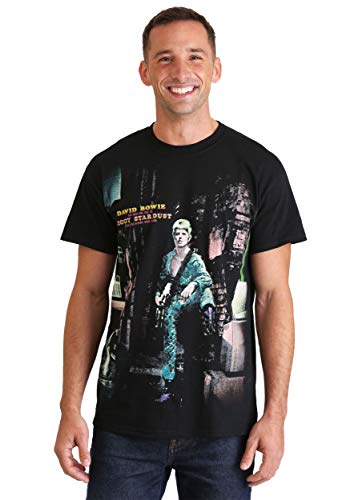 T-shirt David Bowie homme vêtement noir Ziggy Stardust taille 2X
