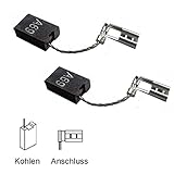 Hohe Standzeit (Lebensdauer) ULFATEC ® Kohlebürsten Motorkohlen für Bosch GBH 4 DSC, GBH 4 DFE - 5x10x17mm (2053)
