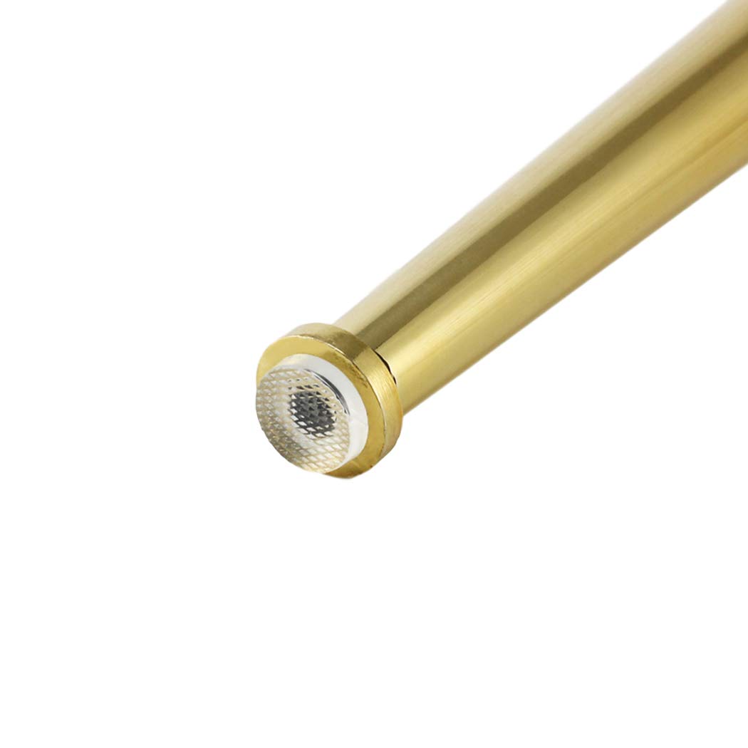 4 gambe per mobili, piedi per mobili, gambe per tavolo fai da te, supporto per mobili, gambe per scrivania, tavolo da toeletta, mobili e accessori, carico 1000 kg, oro (dritti 30 cm)