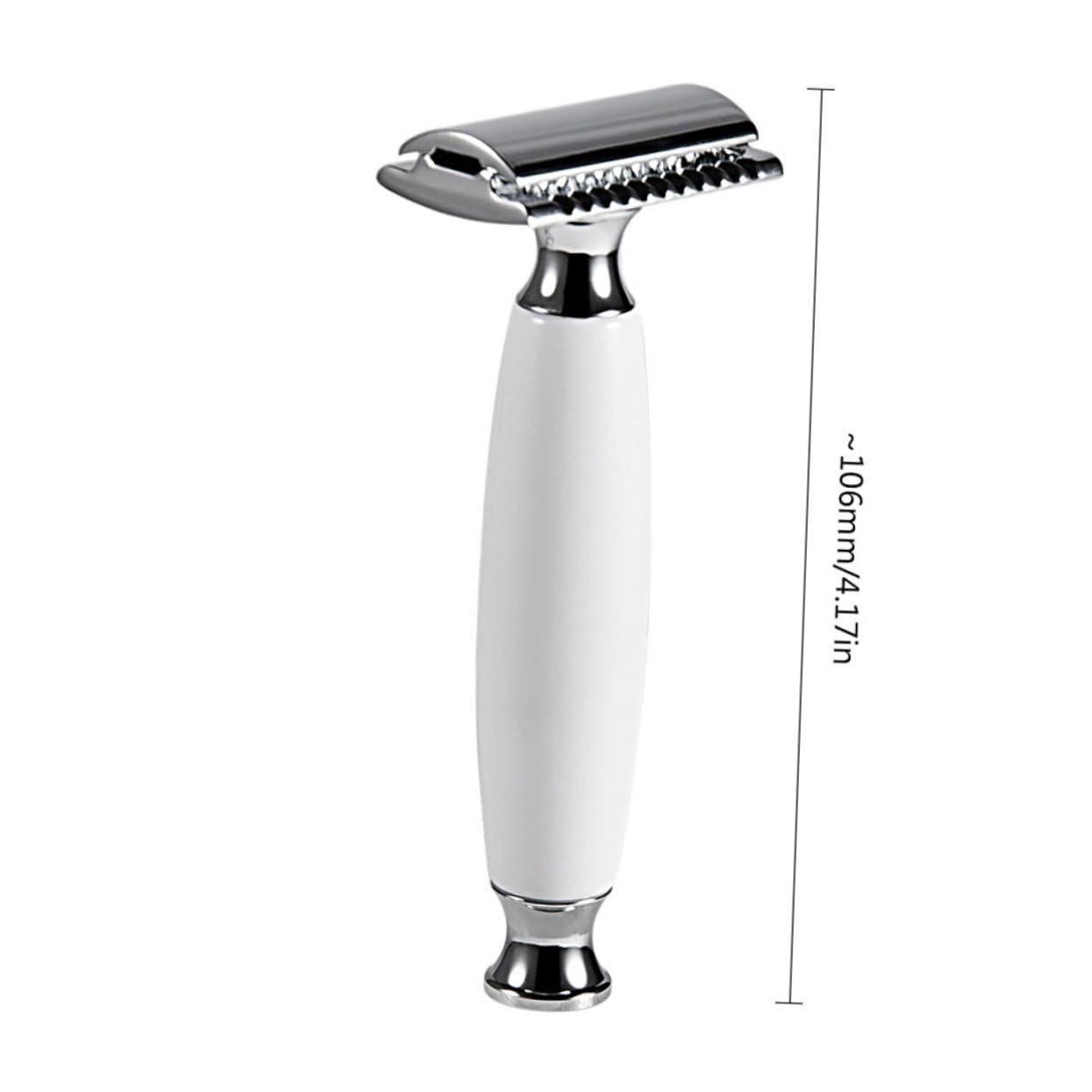 MERRYHAPY Manual Shaver for Men Safety Razor Vintage Design Double-sided Razor Holder
