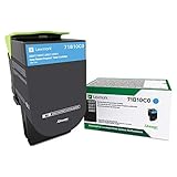 Lexmark 71B10C0 CS317dn CX317dn CS417dn CX417de CS517de CX517de Cyan Return Program Cartridge Toner