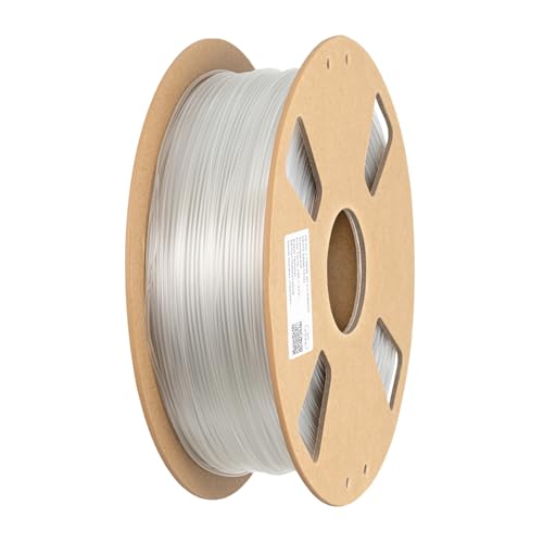 HZST3D Transparent PETG Filament (Transparent), 1kg