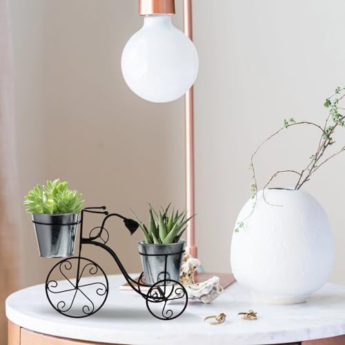 Support de Pot de Fleurs de Vélo Vintage, Support Polyvalent Plante - 6