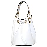 Sac seau pour femme en cuir véritable