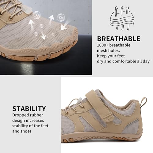 grand attack men39s barefoot shoesminimalist cross-trainerzero drop solewide toe box