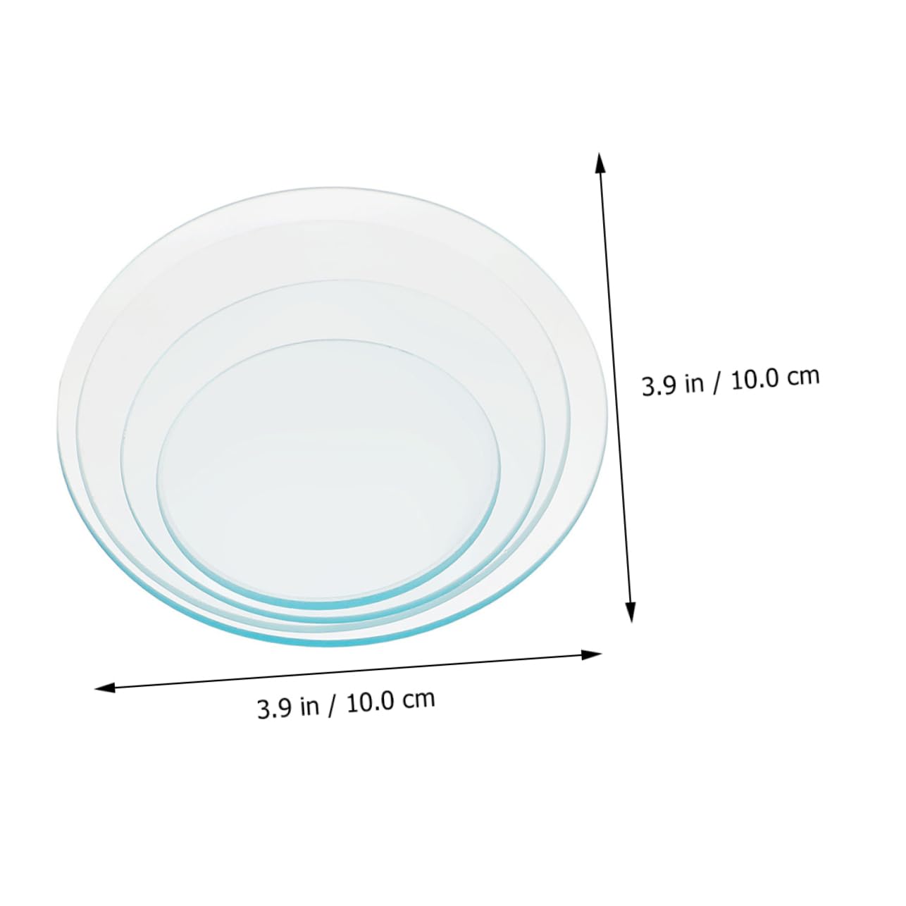 GANAZONO 8pcs Thickened Glass Watch Glass Lab Watch Glasses for School Multi-Functional Experiment Tool