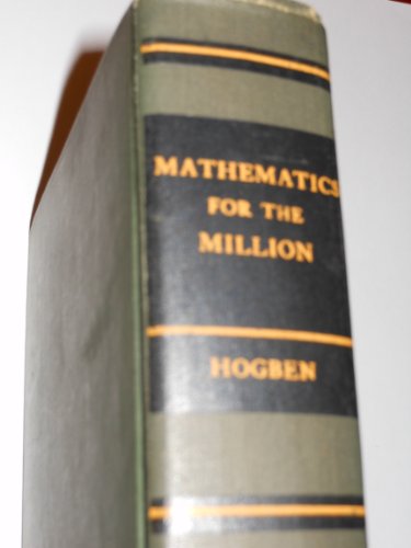 Mathematics for the million, B0008614HY Book Cover