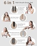 MogaWave 6 in 1 Air Styler Airbrush Hair Styler 6 in 1 Multi Styler with Blow Dry Hair Brush, Aircurler, Hair Wrap Curler, for Drying, Curling, Volumizing, Straightening, Sleeking in One Step - Image 2