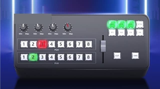 Commutateur vidéo sans fil PTZ pour un enregistrement direct stable
